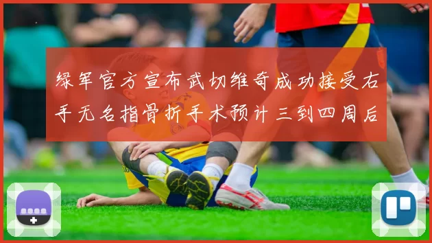 绿军官方宣布武切维奇成功接受右手无名指骨折手术预计三到四周后复查